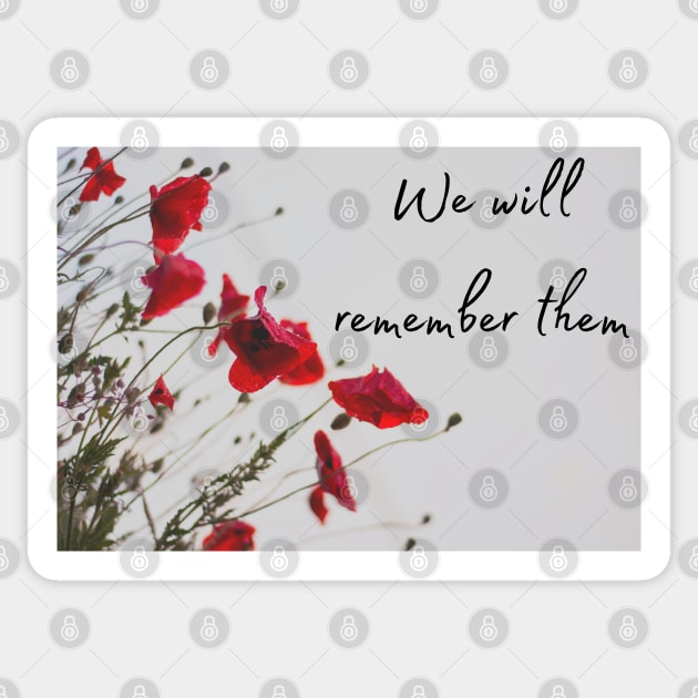 ANZAC Day Rememberance Sticker by Felicity-K